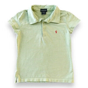 Ralph Lauren | Girls Classic Striped Polo Shirt (M/8-10)